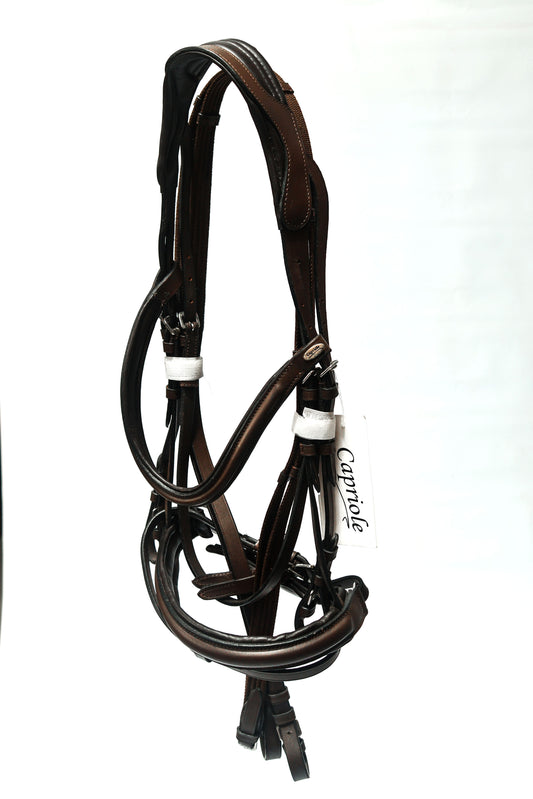 Leather Bridle Anti Tree Poll Relief